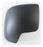 Fiat Fiorino 2008+ Black - Textured Wing Mirror Cover Driver Side O/S