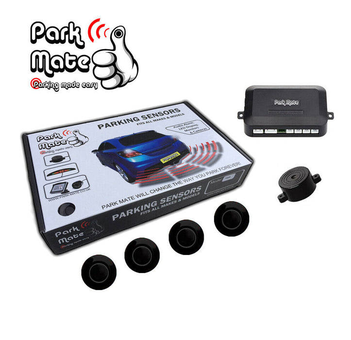 Kia Picanto Park Mate PM100 Rear Reverse Black Parking Sensors Audio Buzzer Kit