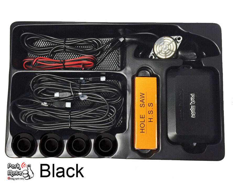 Alfa Romeo Spider Park Mate PM100 Rear Reverse Black Parking Sensors Audio Buzzer Kit