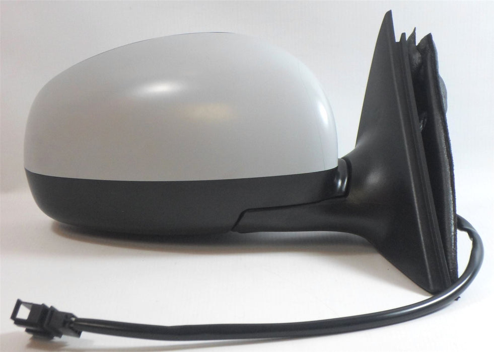 Skoda Fabia Mk.2 5/2007-4/2015 Electric Wing Mirror Primed Drivers Side O/S