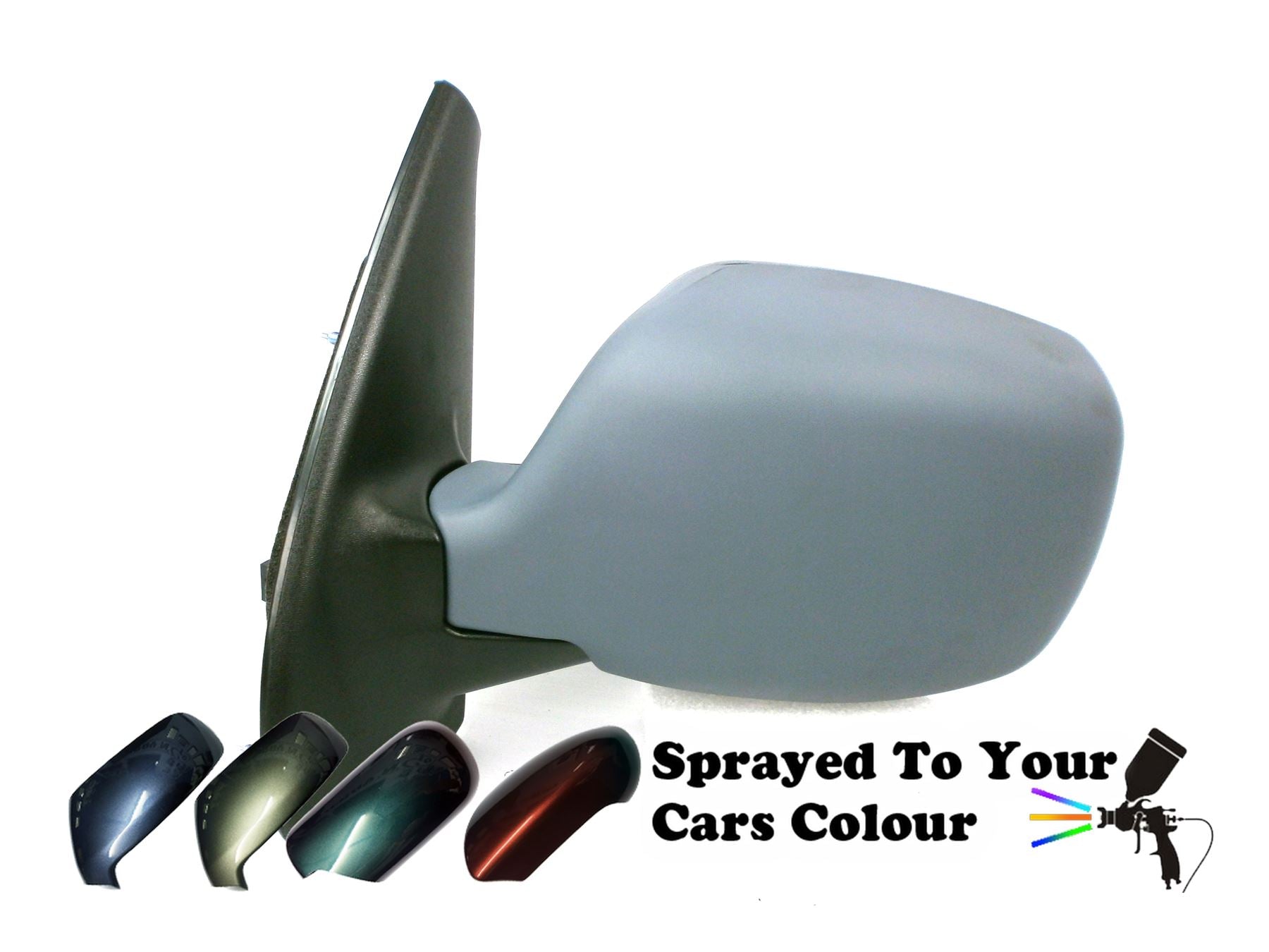 Renault Kangoo Mk.1 2003-2008 Electric Wing Mirror Passenger Side N/S Painted Sprayed