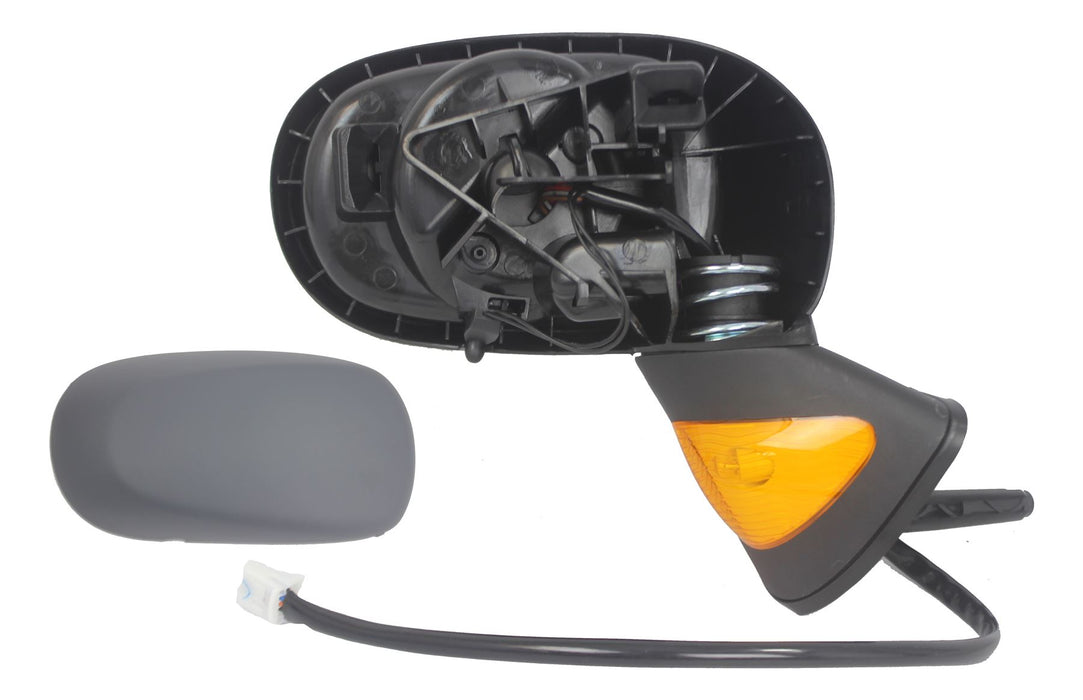 Renault Modus 04-12/06 Electric Wing Mirror Amber Indicator Primed Drivers Side