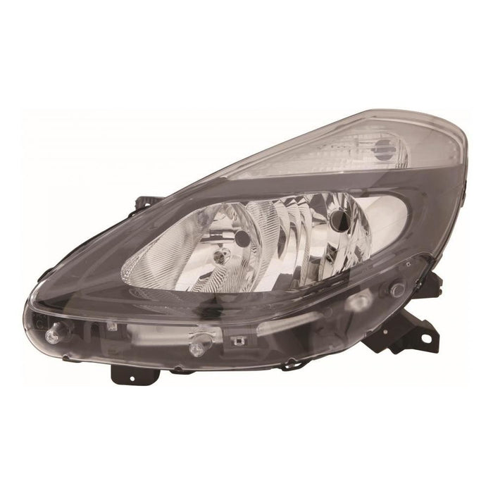 Renault Clio Mk3 Hatch 5/2009-4/2013 Black Inner Headlight Passenger Side N/S