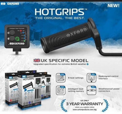 Universal Oxford EL692UK Sports Heated Grips Hotgrips Motorcycle Bike